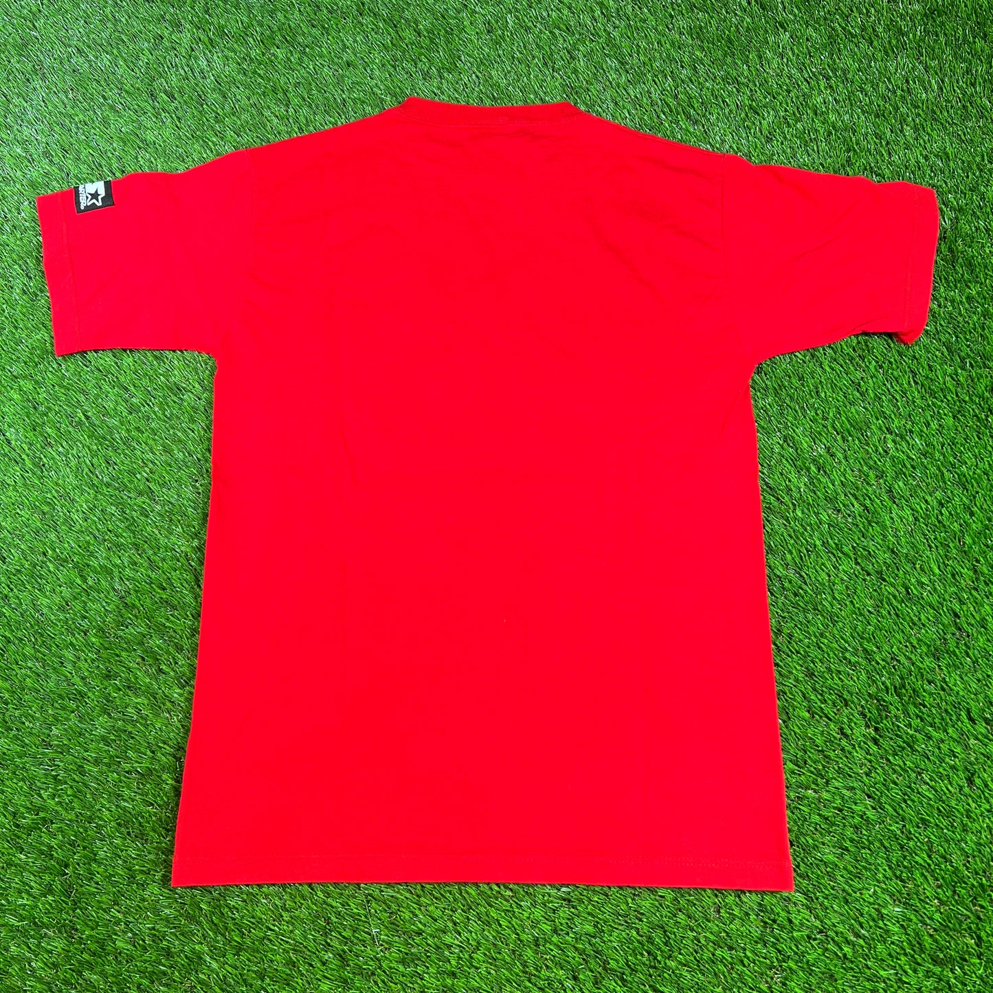 1998 New York Yankees Bernie Williams Starter Red Tee Size Medium USED v16694