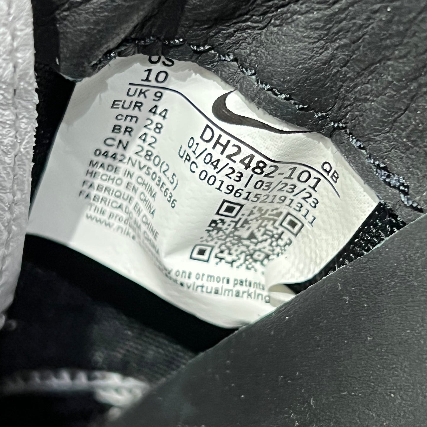 Nike Kwondo 1 G-Dragon Peaceminusone Panda (2023) Size 10 NEW s19296