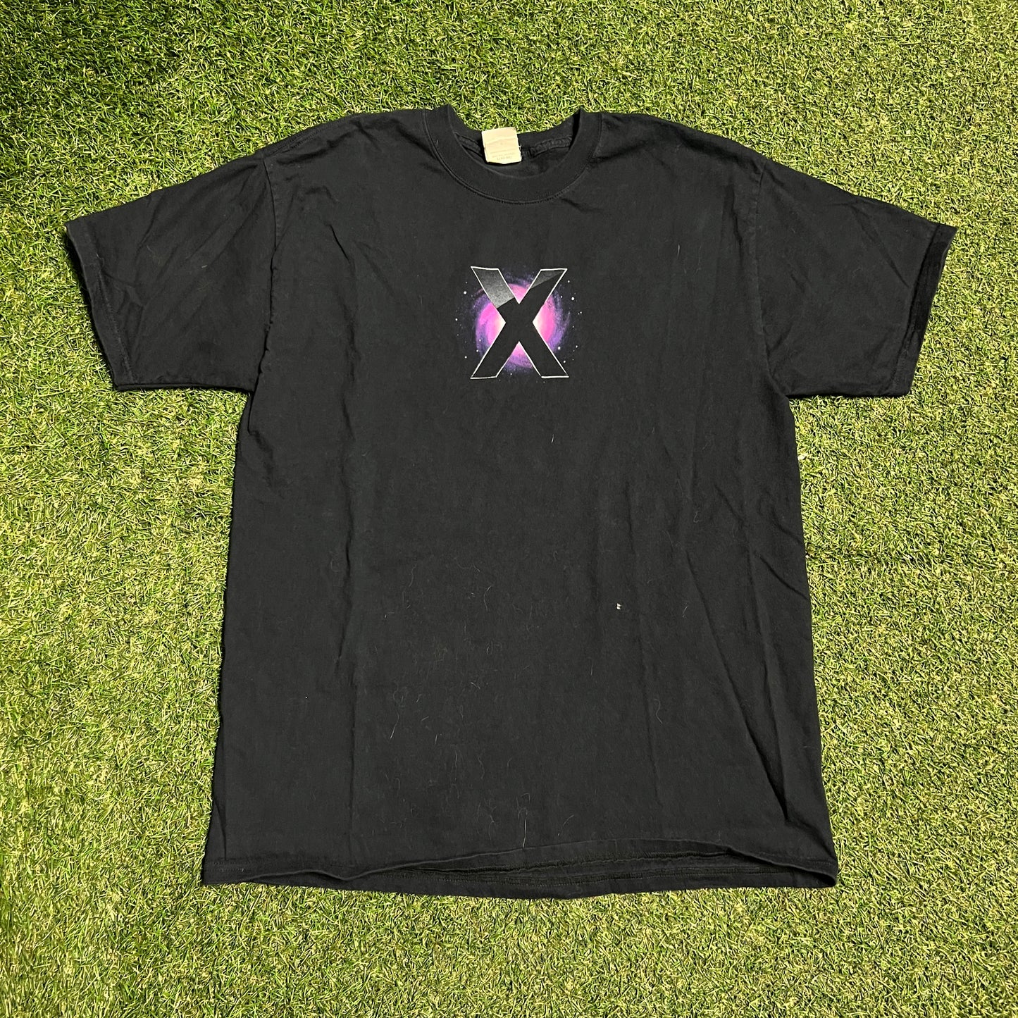 2010s Mac X Galazy Add a New Mac Black Tee Size Large USED v16255