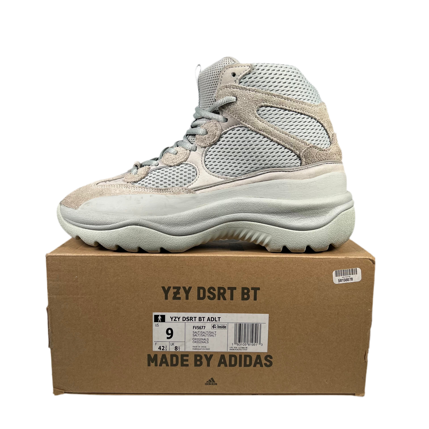 Yeezy Desert Boot Salt (2019) Size 9 USED s18112