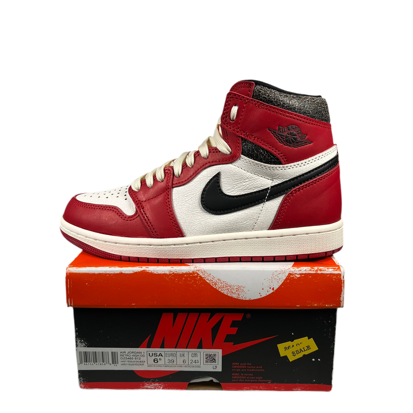 Jordan 1 High Lost and Found (2022) Size 6.5 USED s18127