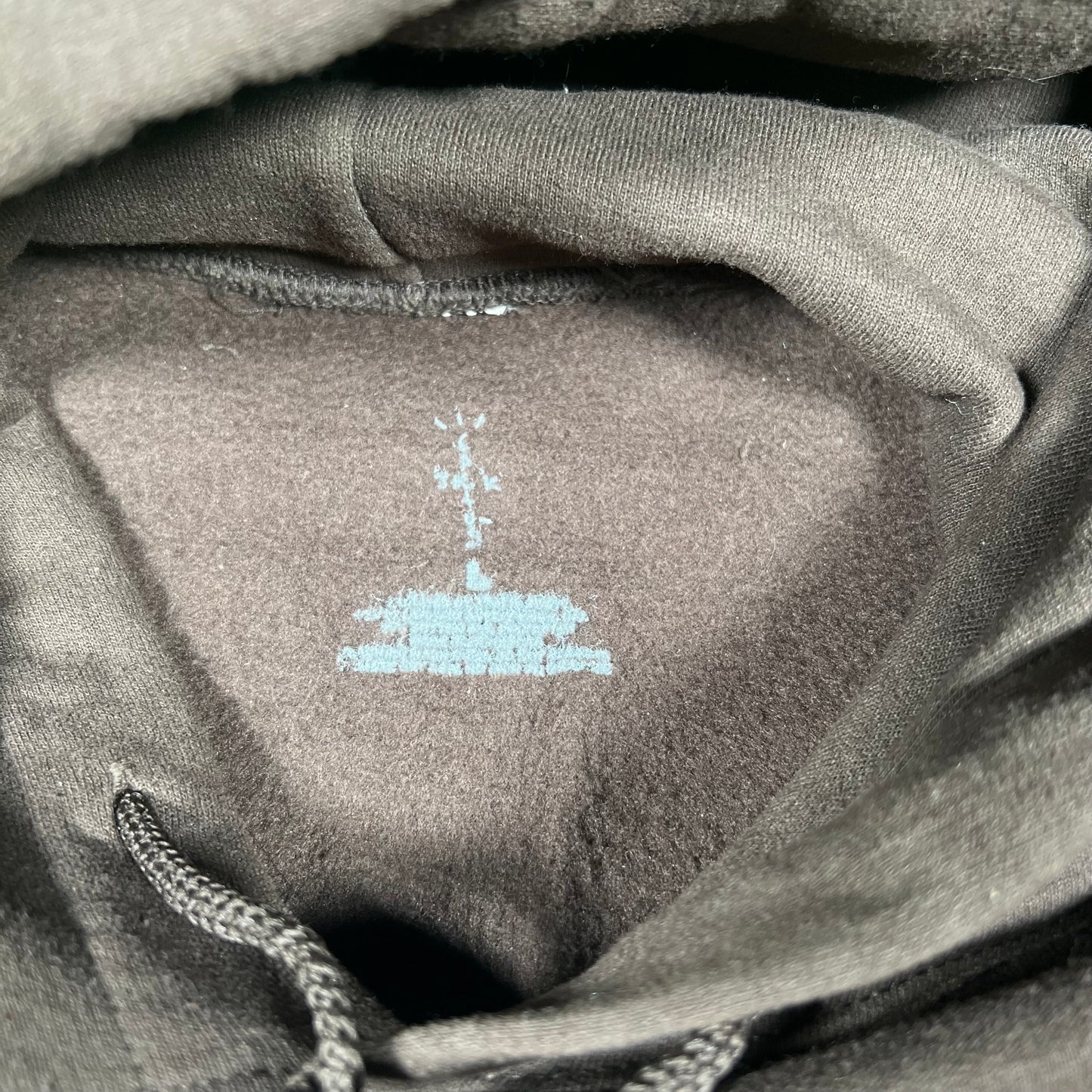 2017 Travis Scott Astroworld Around The World Brown Hoodie Size Large USED x14564