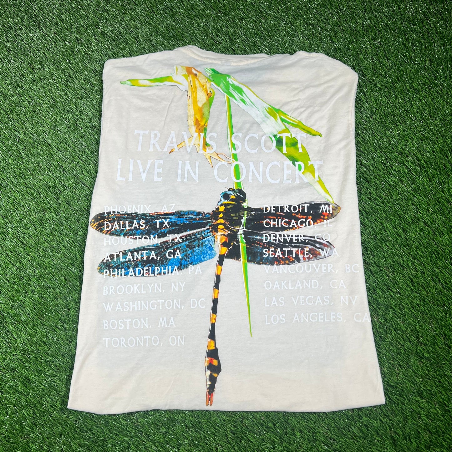 Travis Scott 2017 See Is Believing Eye Cream Tee Size Large USED x14533