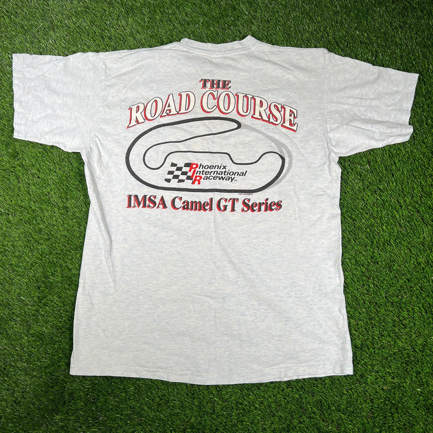 1992 Checker Grand Prix Tee Size Large USED v16710