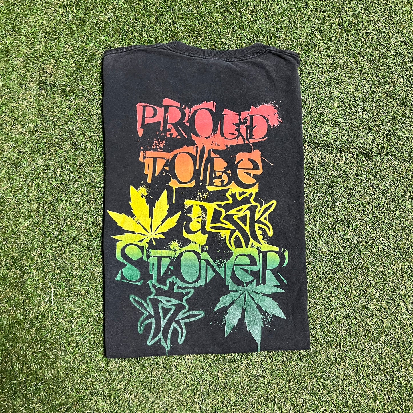 Y2K Kottonmouth Kings Rasta Logo Tee Size XL USED v15991
