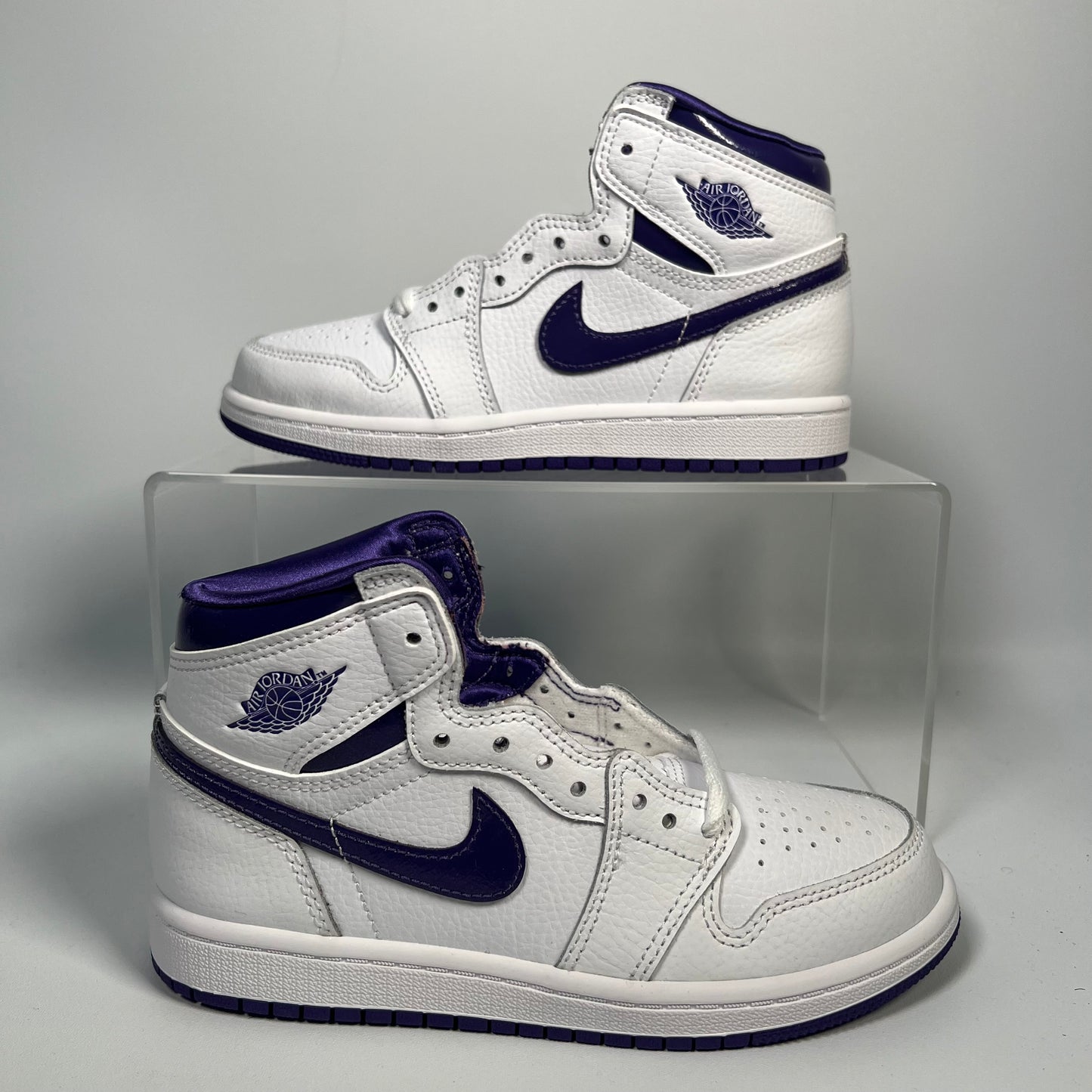Jordan 1 High Court Purple (2021) Size 1y NEW s17342