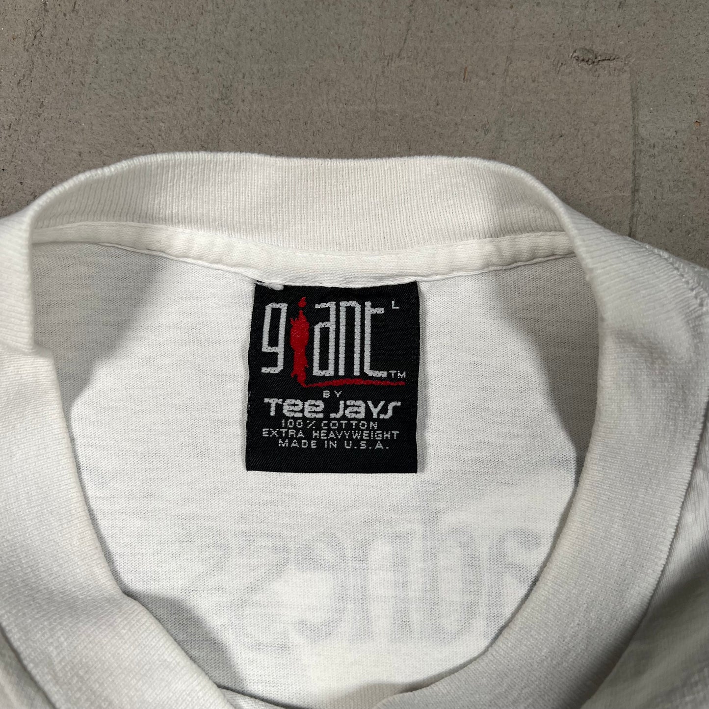 1996 Smashing Pumpkins Infinite Sadness Tour White Tee Size Large USED v19475