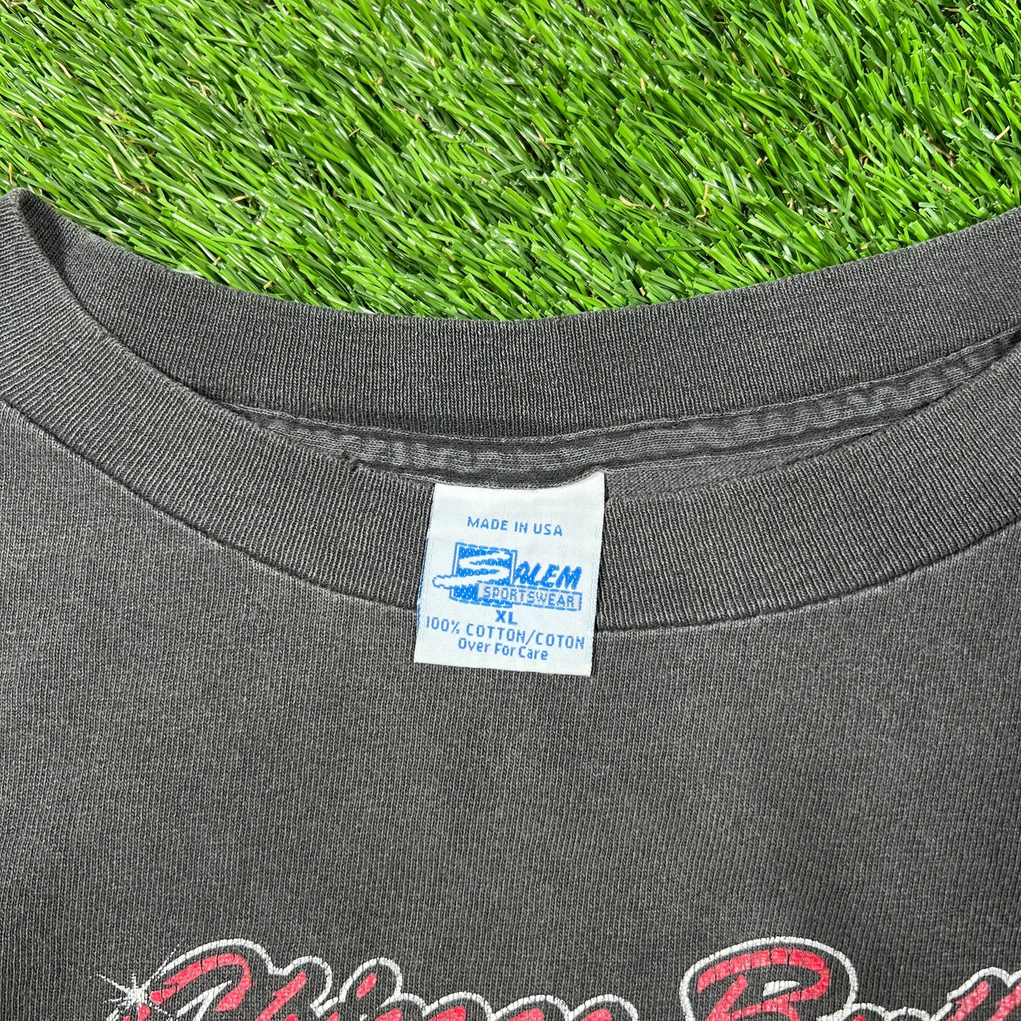 1992 Chicago Bulls Master of The Rings Black Tee Size XL USED v16730