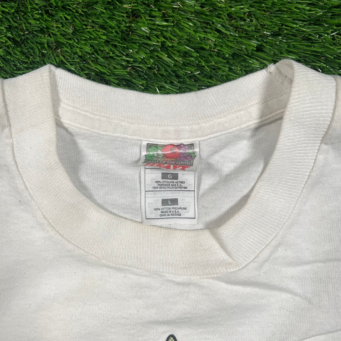1990s Magilla Gorilla White Portrait Tee Size Large USED v18195