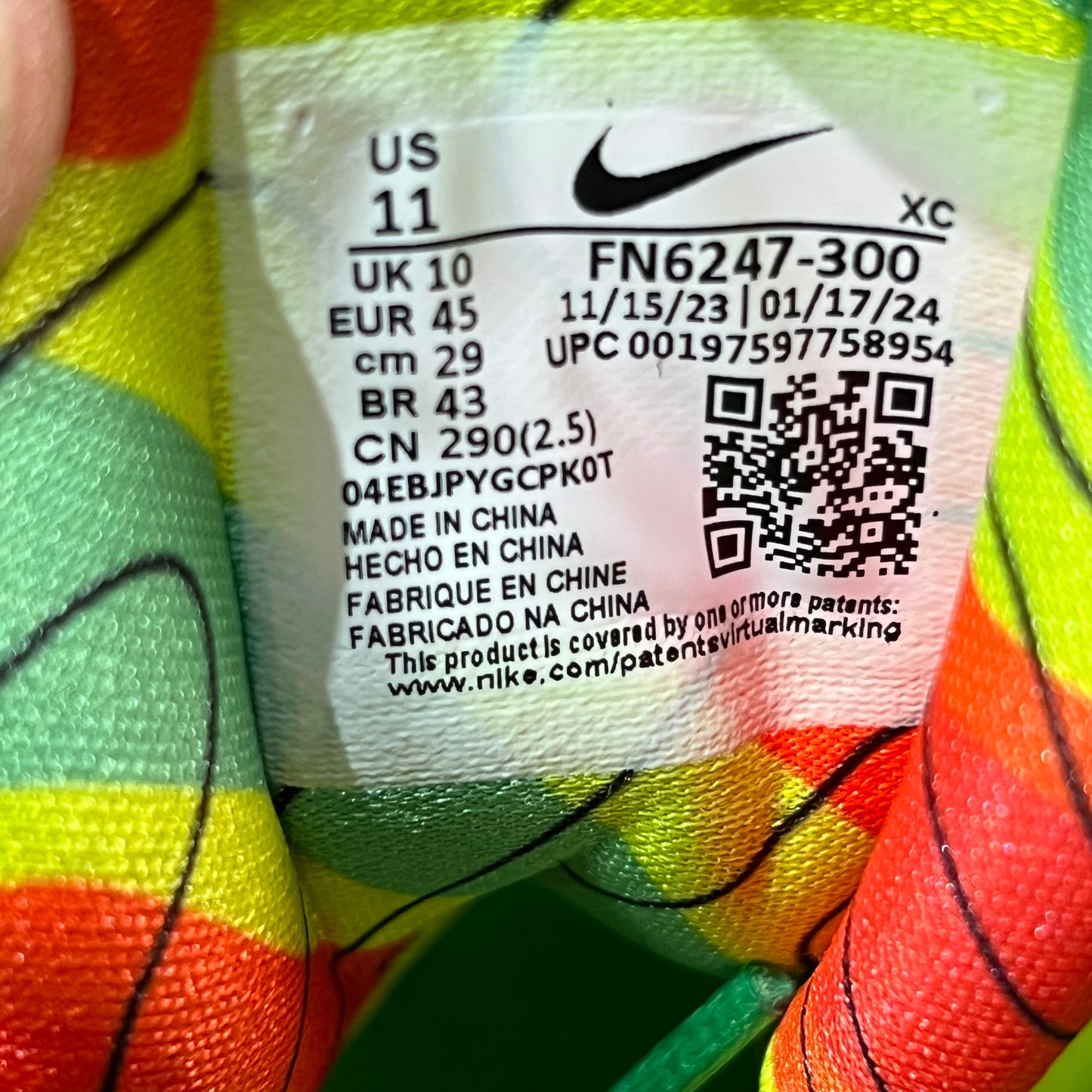 Nike KD 4 Weatherman (2024) Size 11 USED s21236