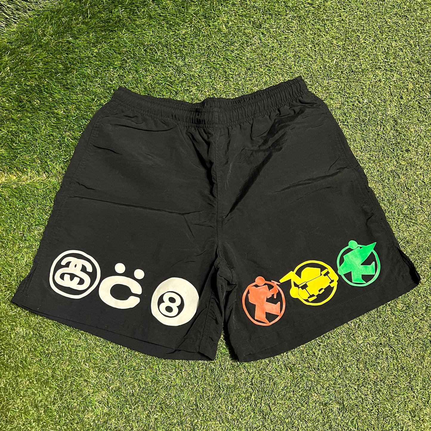 Stussy X CPFM Black Water Short Size Medium USED x14161
