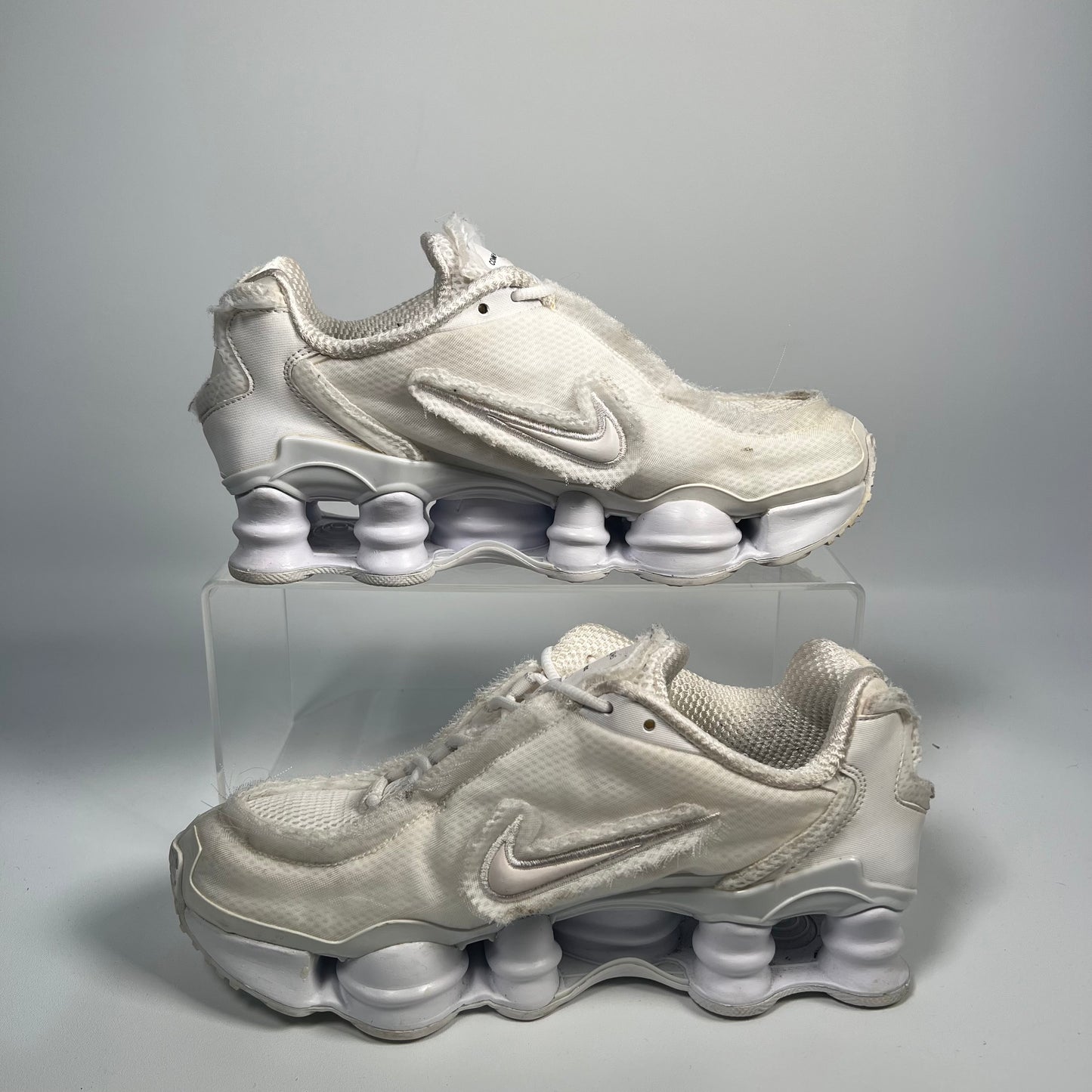 Nike Shox TL CDG White (2019) No Chain Size 7 USED s17521