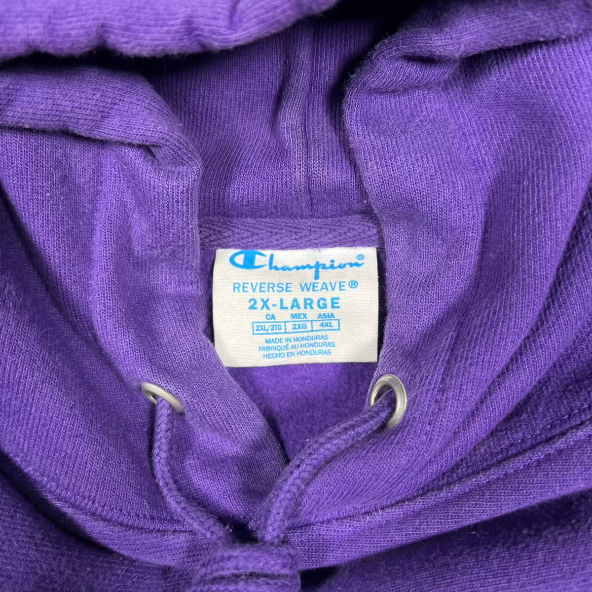 Virgil Abloh "Figures of Speech" Purple Hoodie Size XXL USED x18463