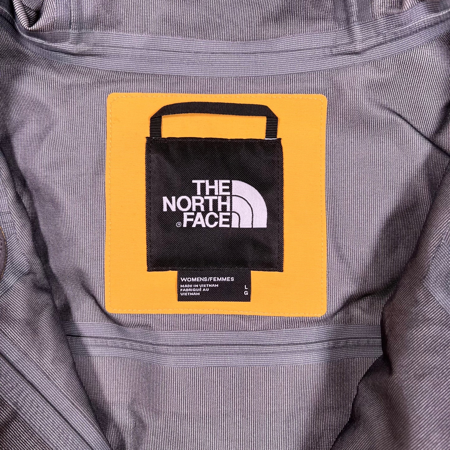 North Face Yellow "Future Light" Jacket Size Large USED v17979