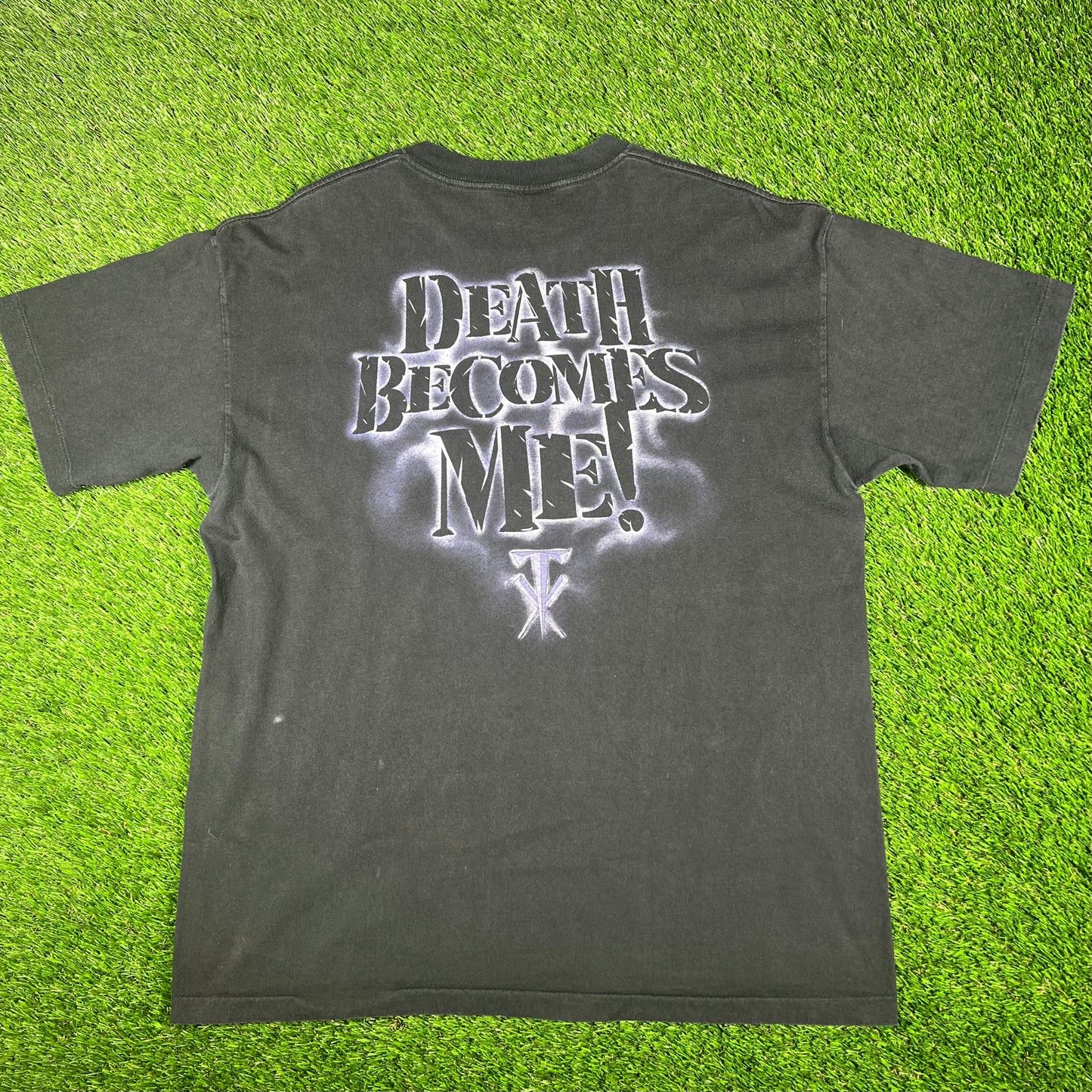 1997 Undertaker "Death Becomes Me!" Black Tee Size XL USED v17084