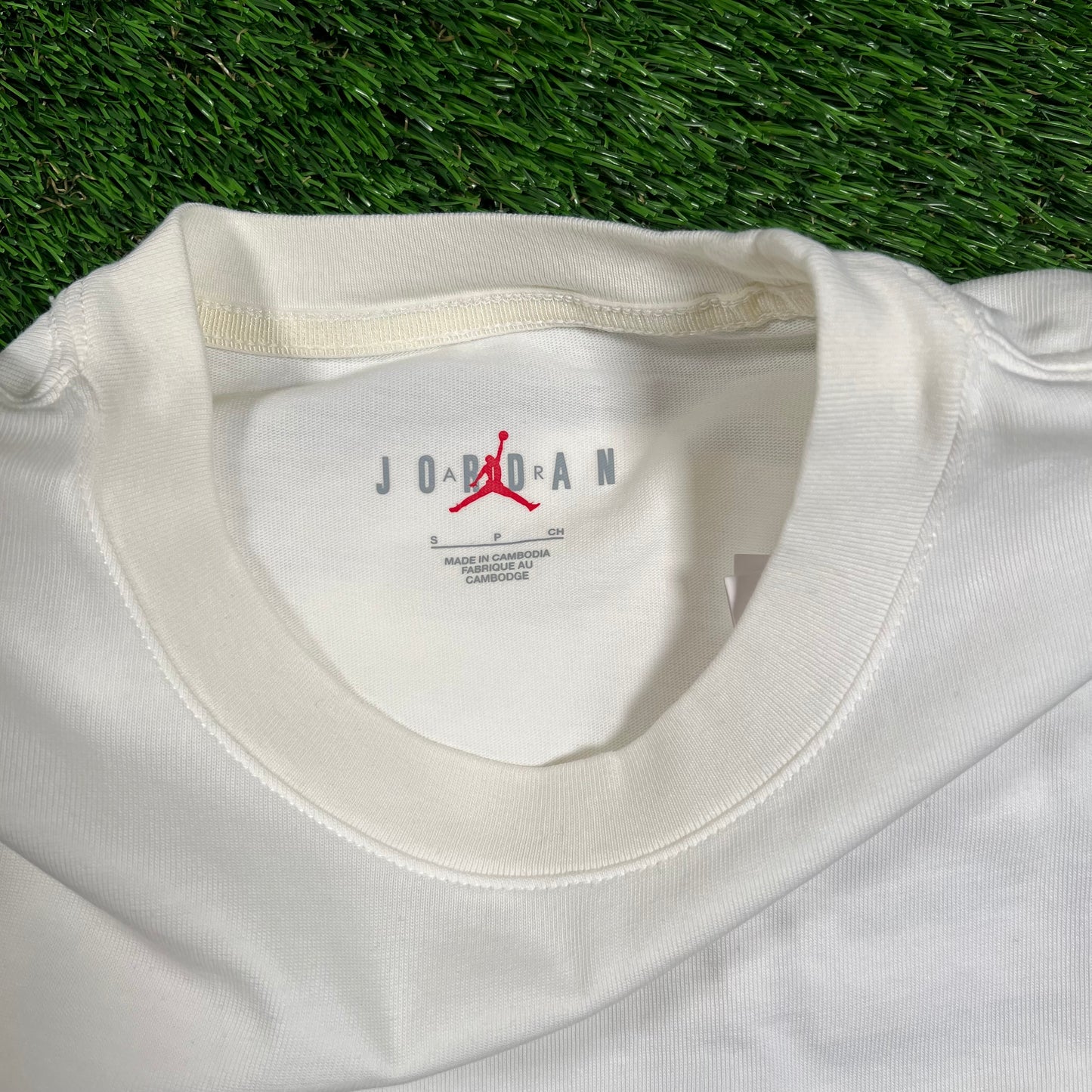 Travis Scott Jordan JumpanJack White Tee Size Small NEW x16511