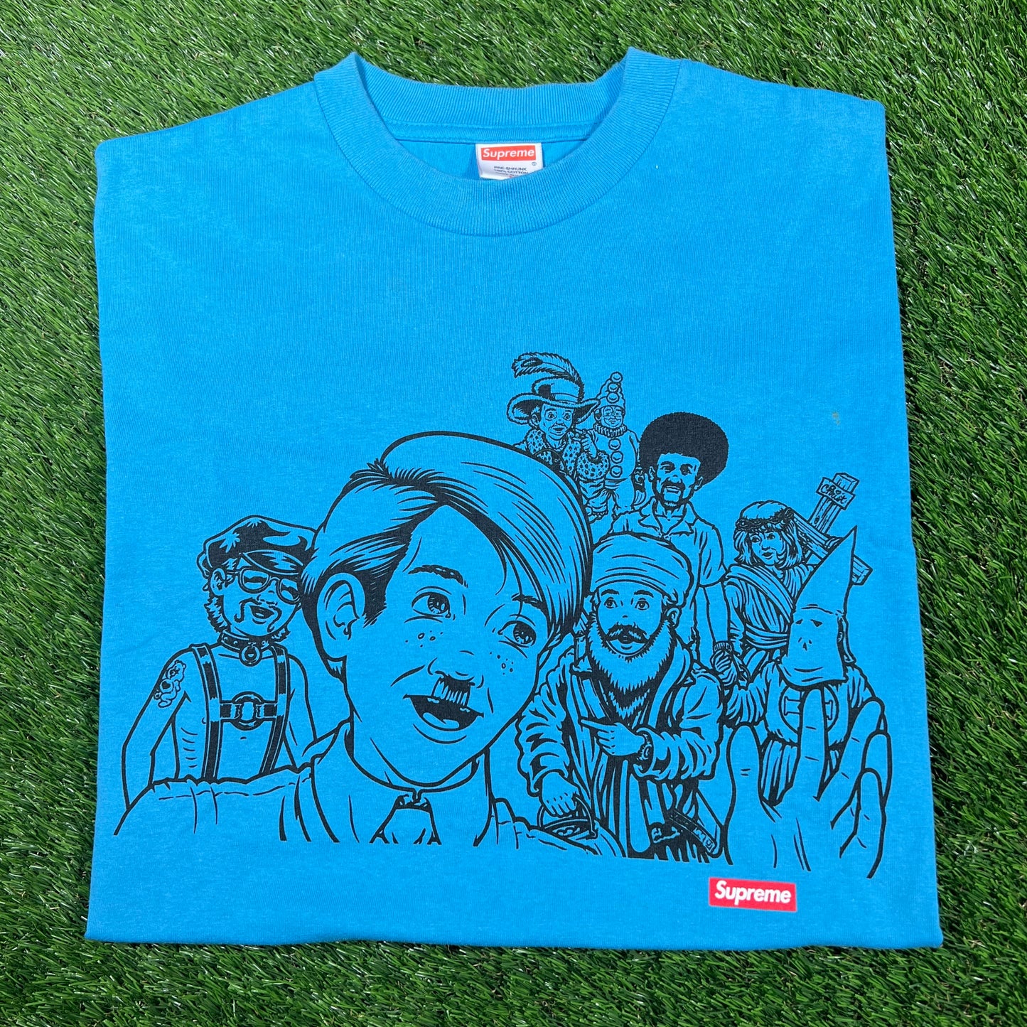 2008 Supreme Sean Sliver Halloween Blue Tee Size Medium USED x14561