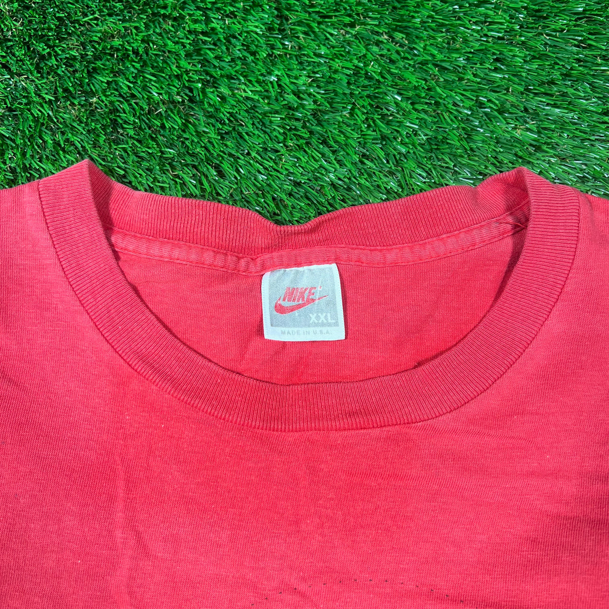 1990s Nike Jordan Defensive Players of The Year Red Tee Size XXL USED v18626