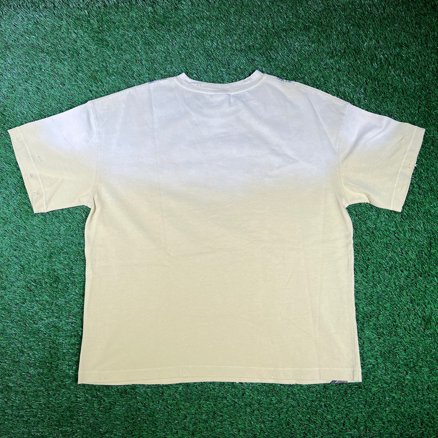 Vale Valley Dreams Rhinestone Wu-Tang Yellow Tee Size Medium NEW x14404
