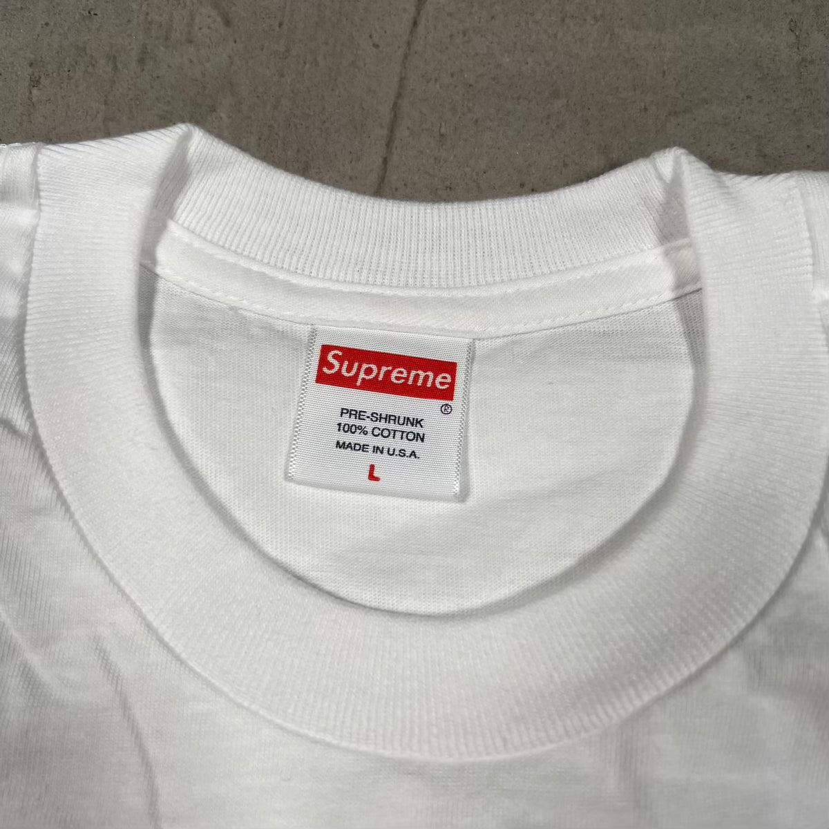 Supreme Box Logo Tee White (2017) Size Large NEW x18877