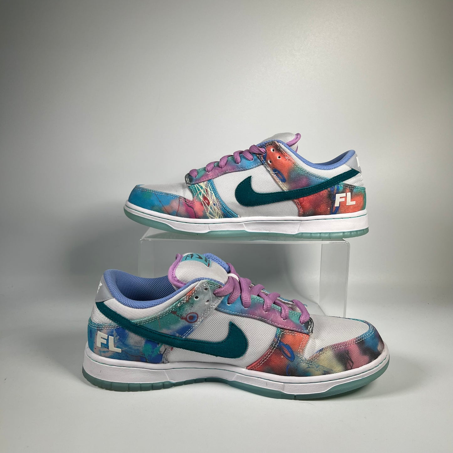 Nike SB Dunk Low Futura Lab Bleached Aqua (2024) Size 11.5 USED s18834