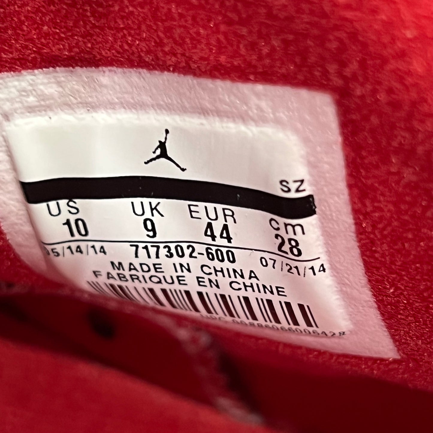 Jordan 6 Slam Dunk (2014) Size 10 NEW s19683