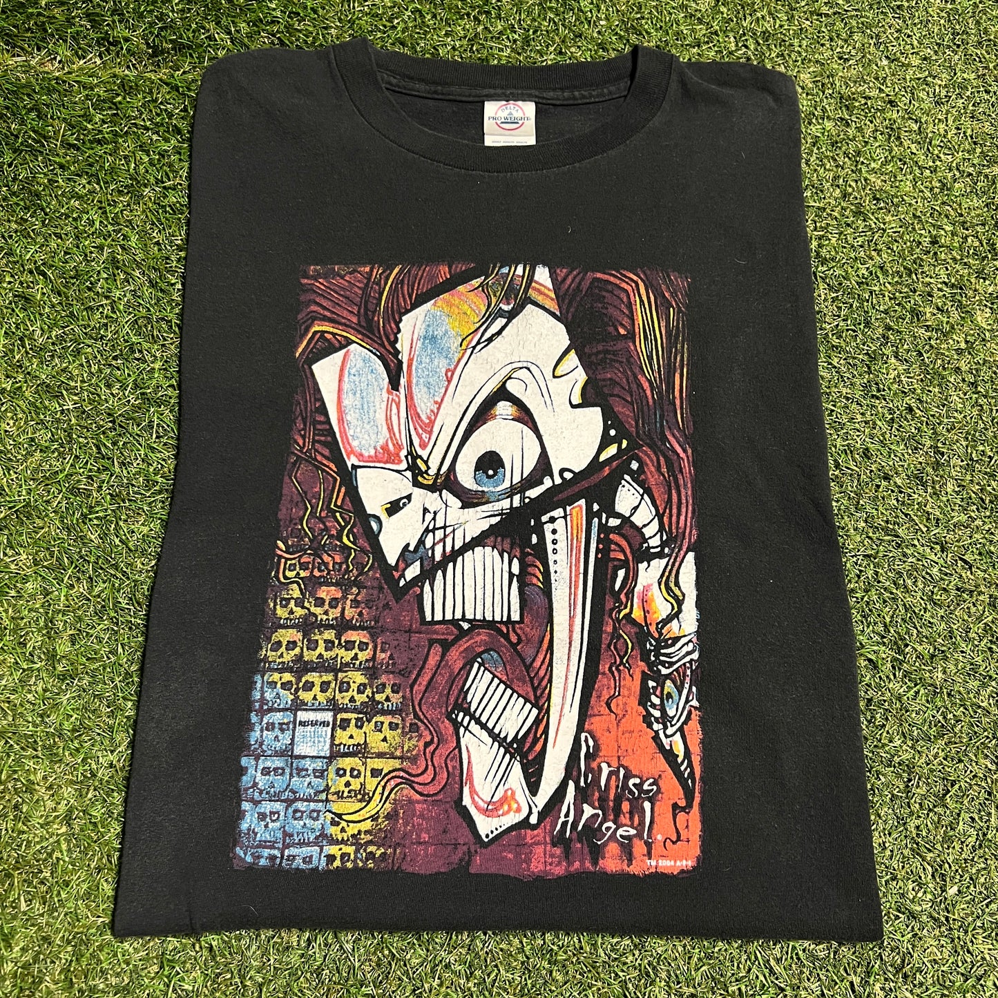 2004 Criss Angel Black Art Tee Size XL USED v16413