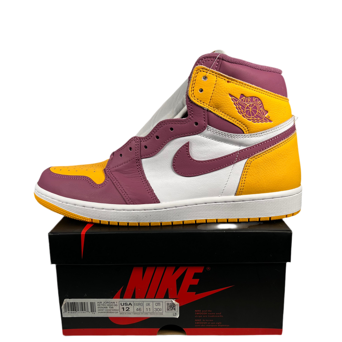 Jordan 1 High Brotherhood (2022) Size 12 NEW s17855
