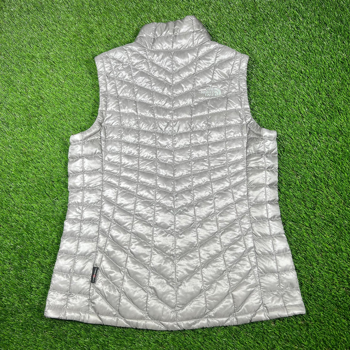 Women's North Face Grey Vest Size Medium USED v16880