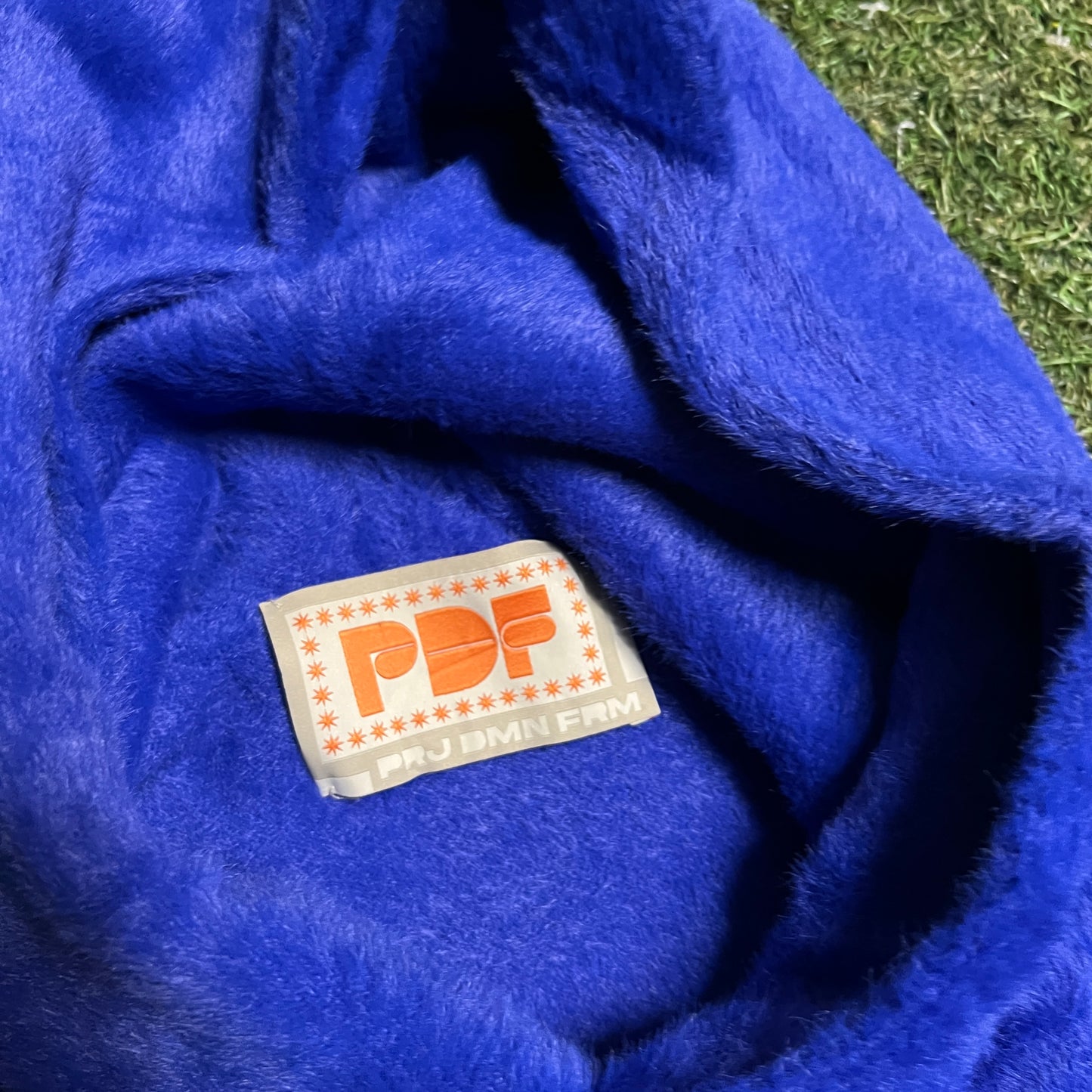 PRJ DMN FRM PDF Blue Hoodie Size Medium USED x14150