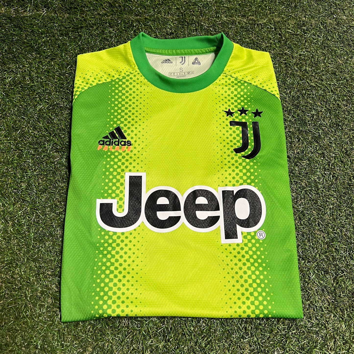 Adidas X Palace Jeep Green Jersey Size Small USED x14207