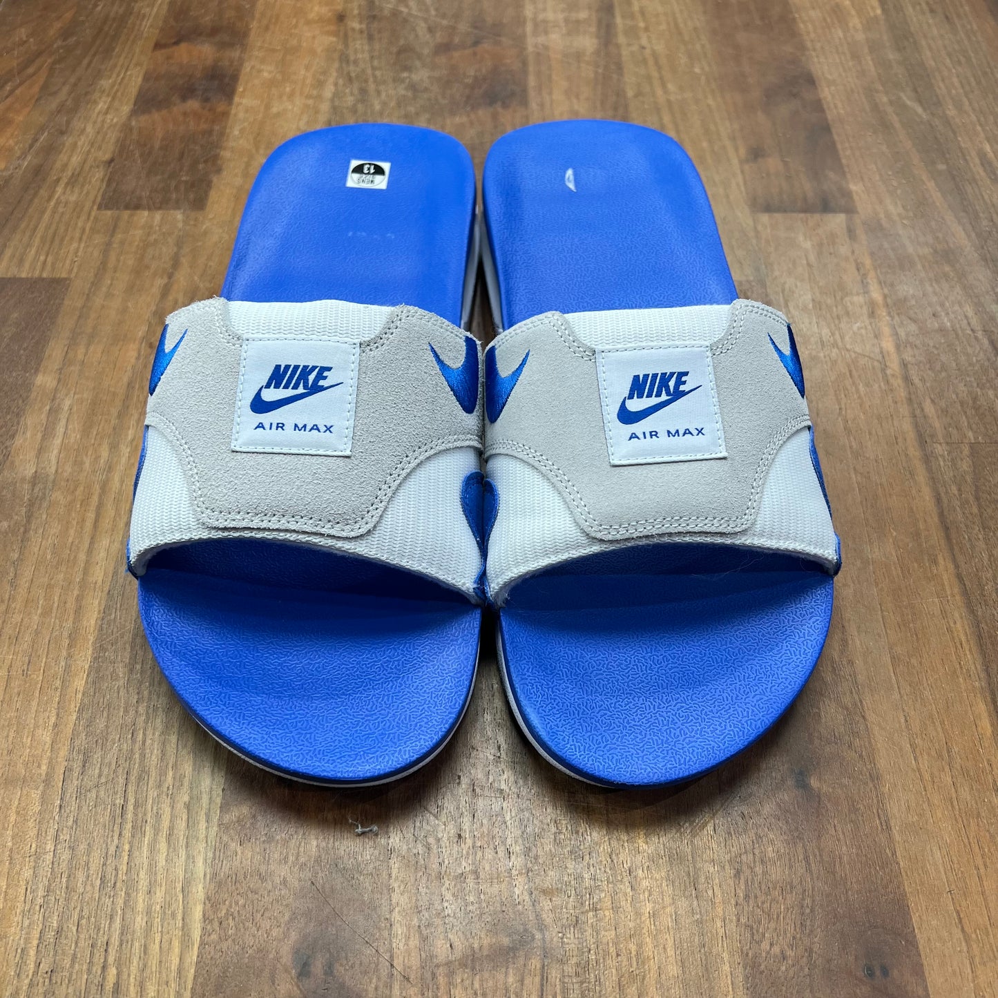 Nike Air Max 1 Slide Royal Size 13 USED s16440