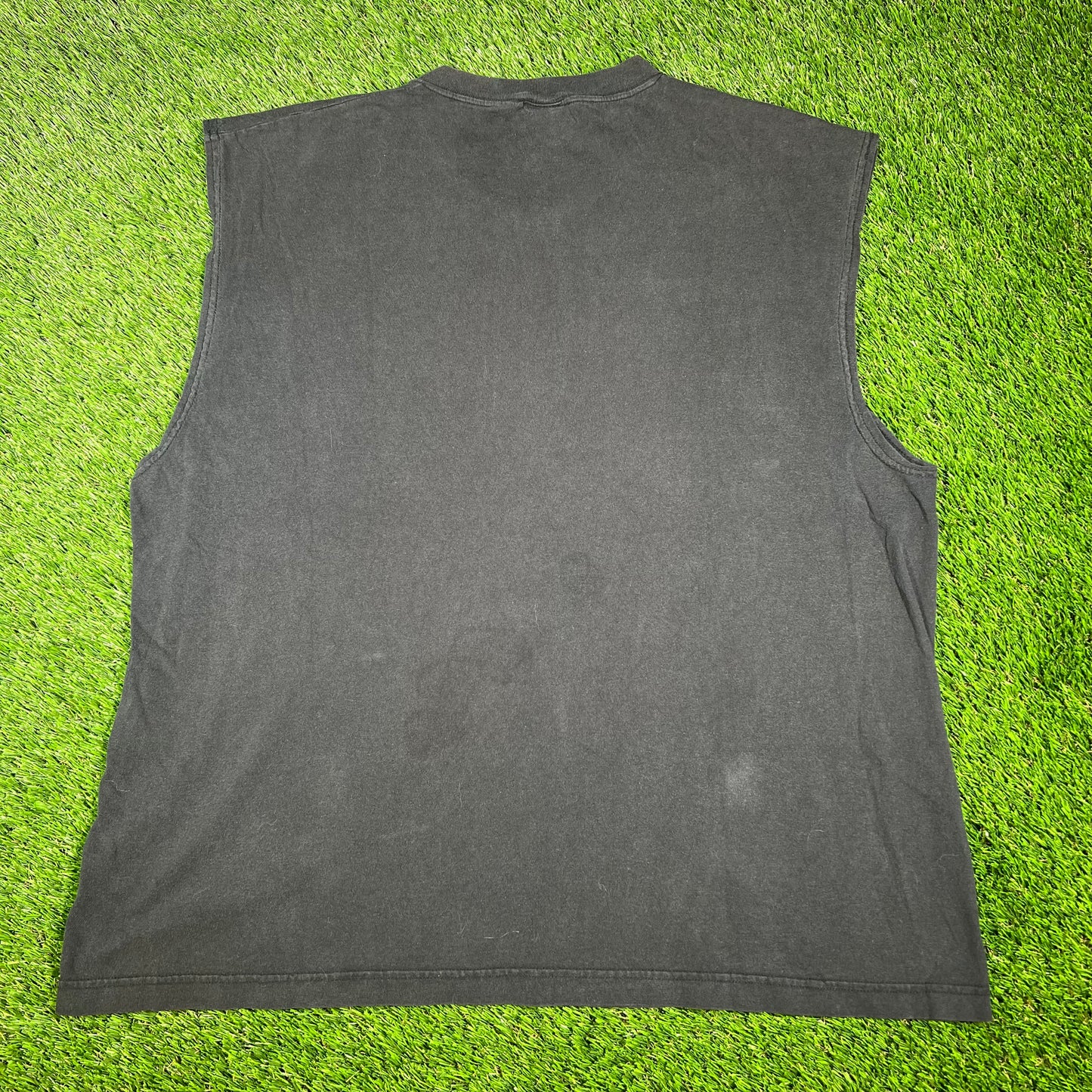 1999 Stone Cold Texas Rattlesnake Black Sleeveless Size XL USED v16576
