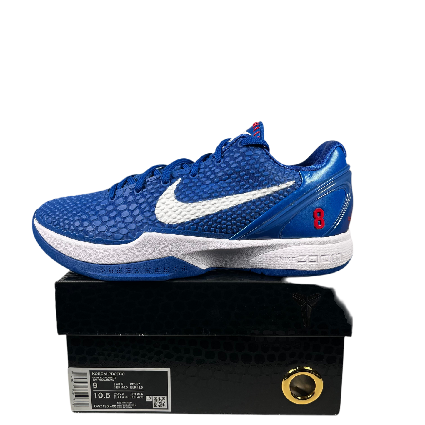 Kobe 6 Protro Dodgers (2025) Size 9 NEW s18489