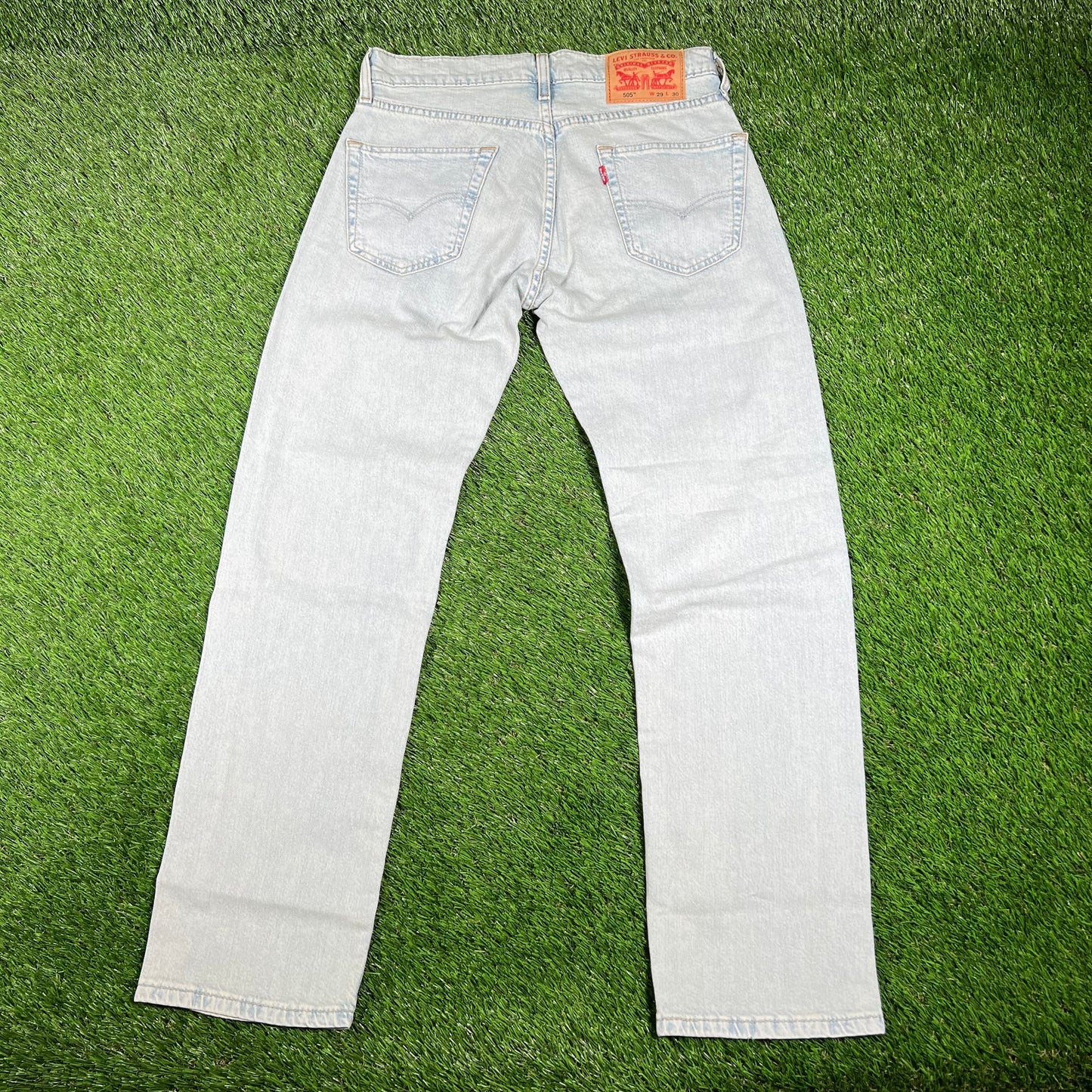 Levi 505 Light Washed Jeans Size 29x30 NEW v16765