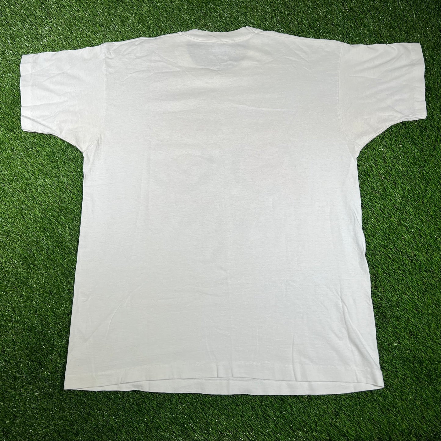 1993 Bulls Vs Suns NBA Finals White Tee Size XL USED v16726