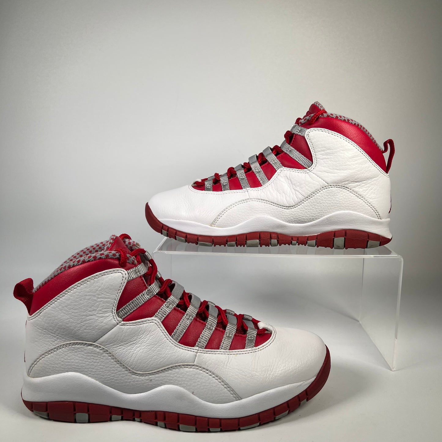 Jordan 10 Red Steel (2005) Size 8 USED s18390