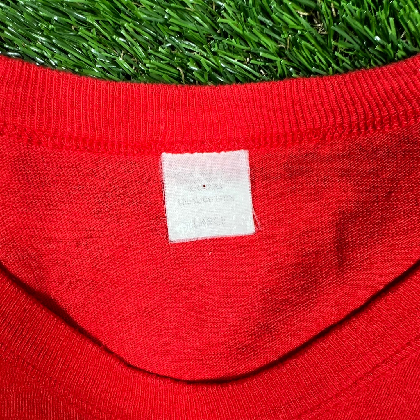 1990s Cheap Trick Live At Budokan Red Tee Size Large USED v16625