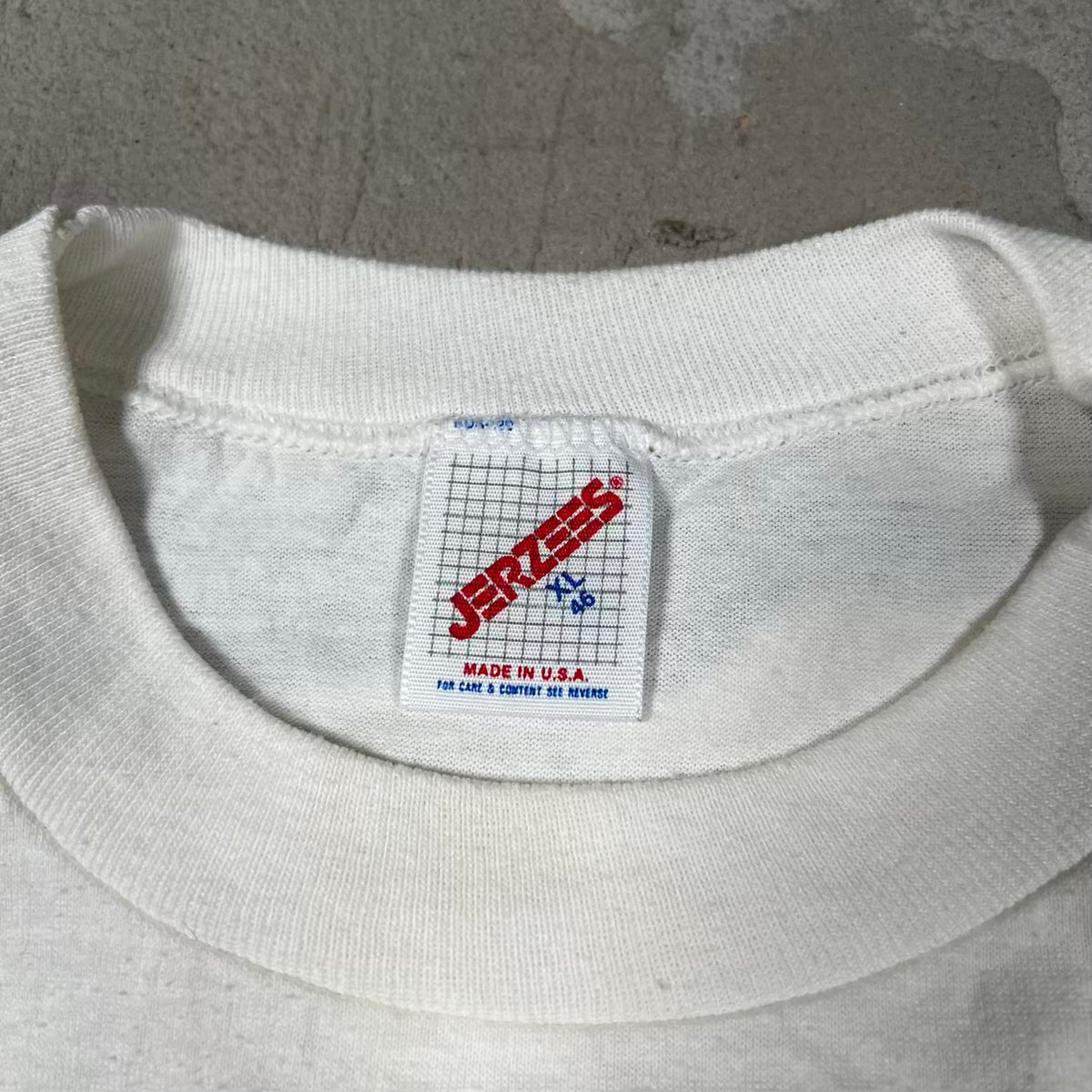 1989 Al Jarreau White World Tour Tee Size XL USED v20114