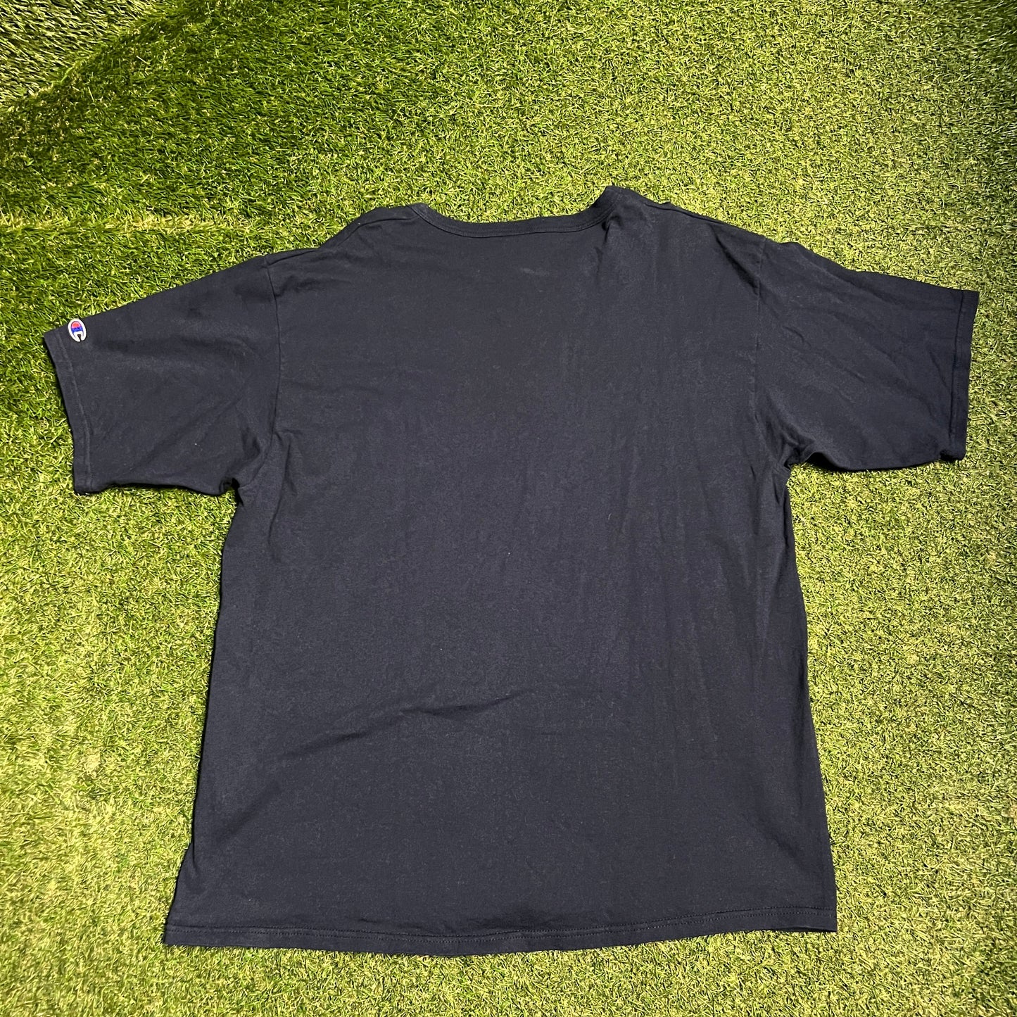 1996 Atlanta Olympic Champion Tag Navy Blue Tee Size XL USED v16378