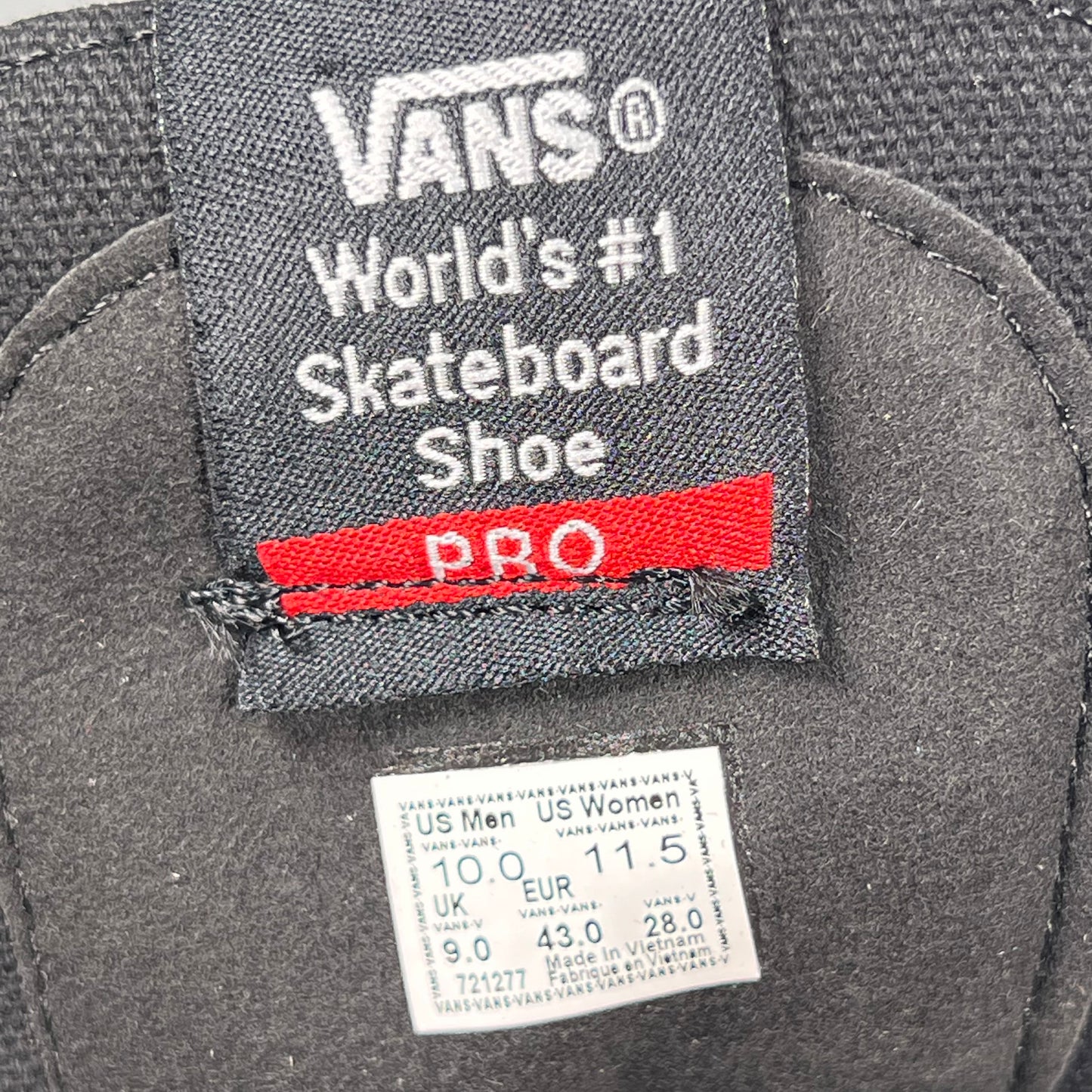 Vans Anti Hero Black Sk8 Mid Pro (2019) Size 10 NEW s20196