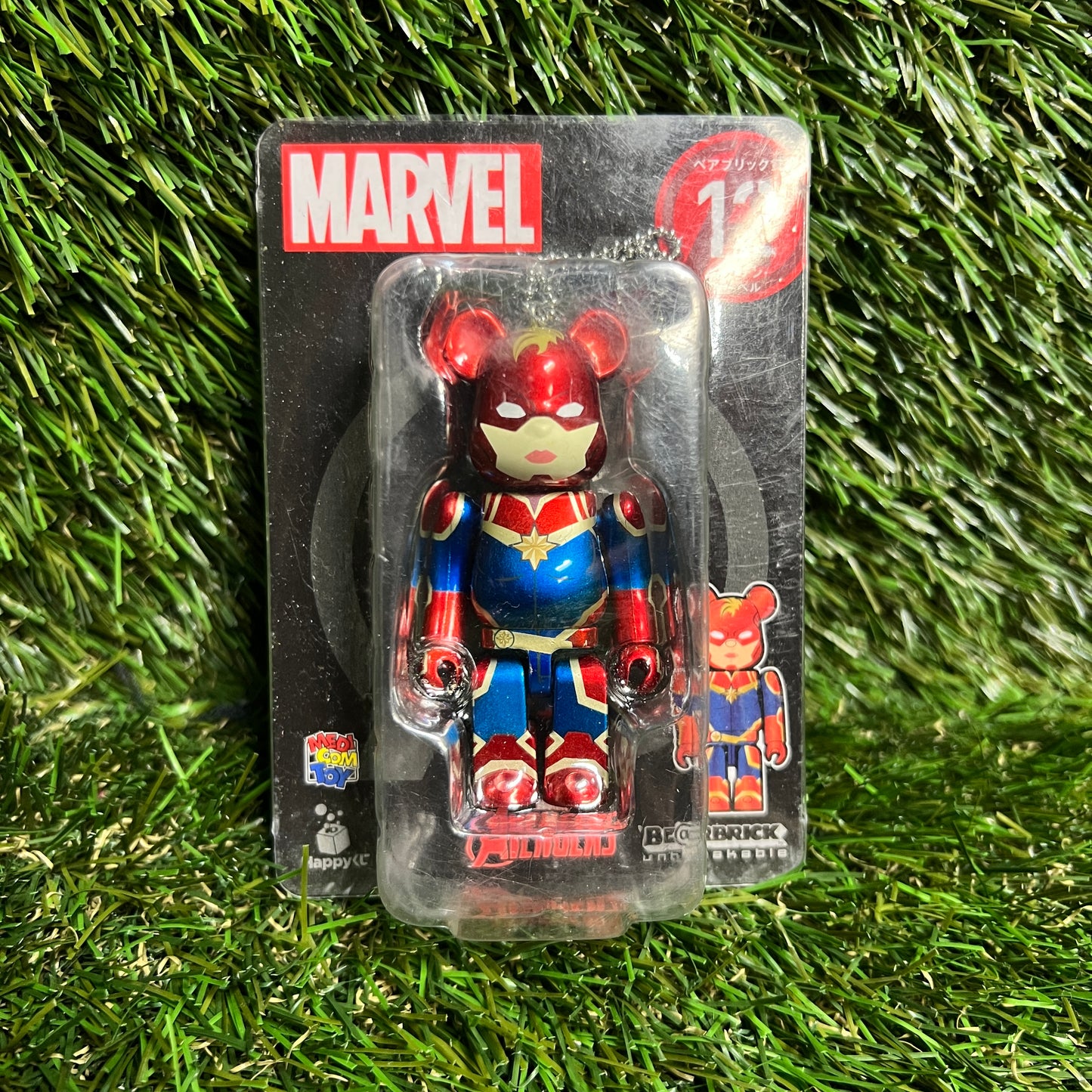 Bearbrick Marvel Avengers Captain Marvel NEW x13893