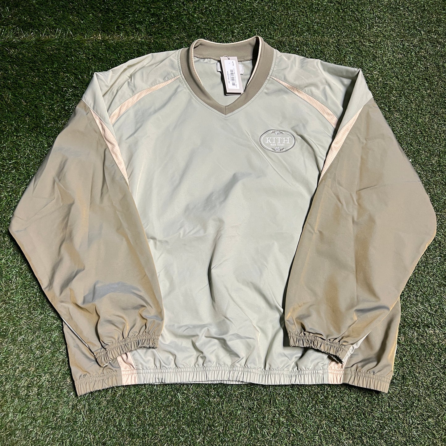 Kith Kith New York Chest Logo Light Green Windbreaker Size Large NEW x13822
