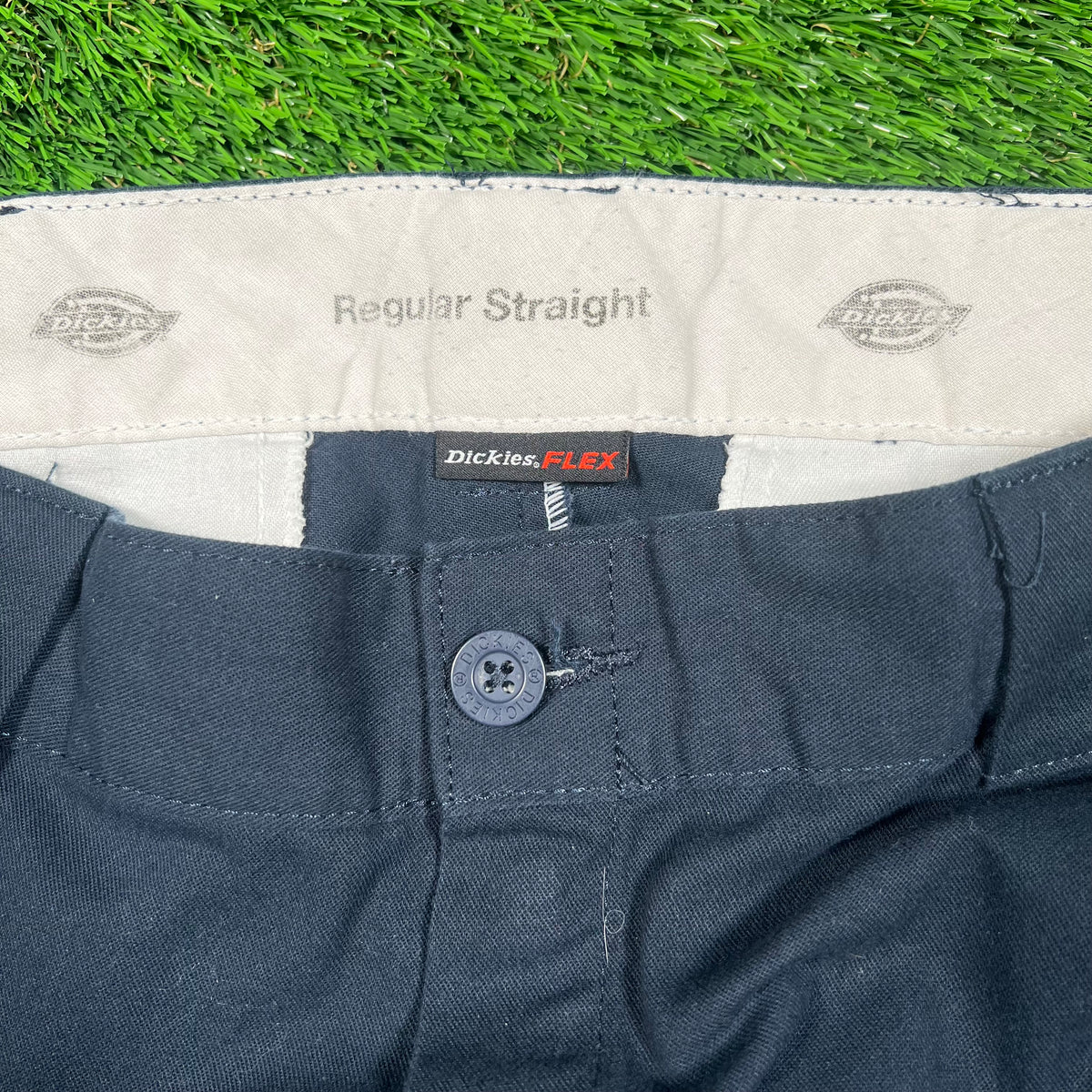 Dickies Navy Blue Cargo Pants Size 34x30 USED v18617