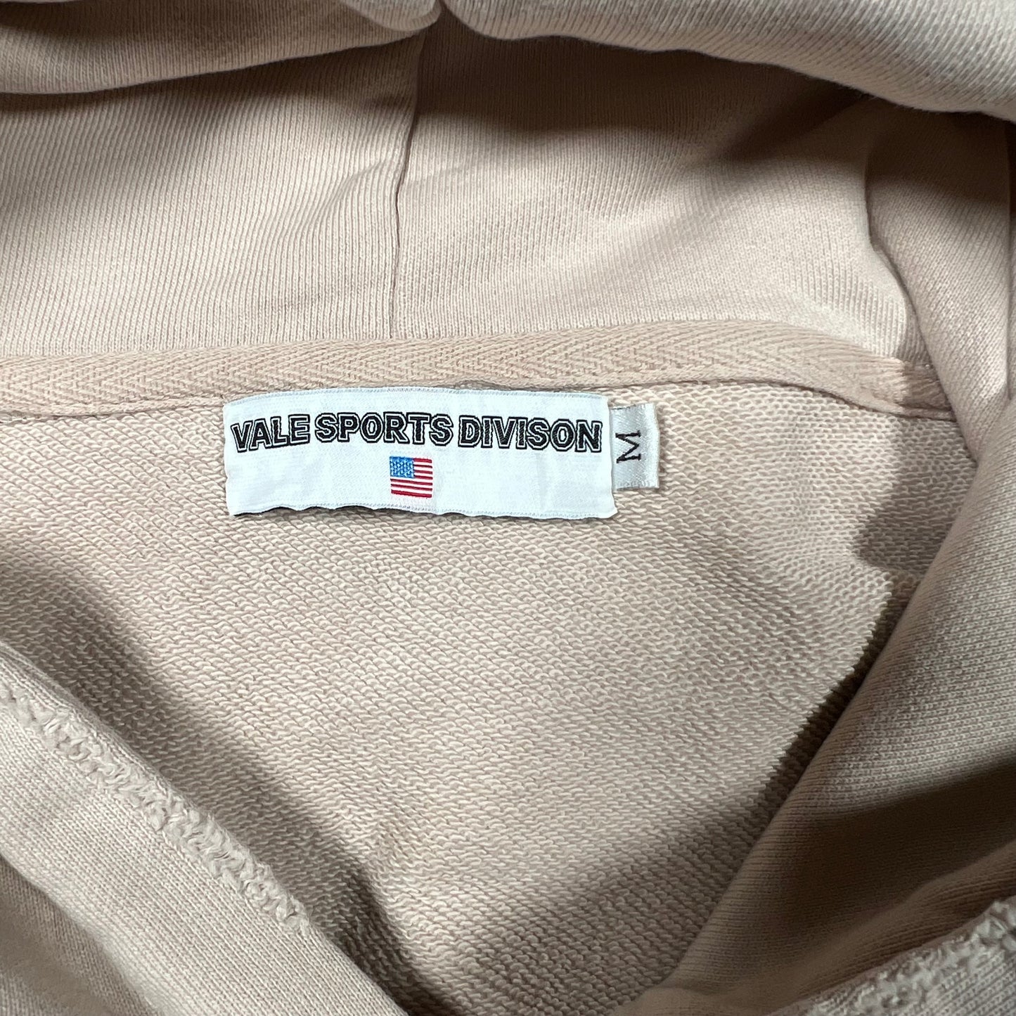 Vale "Vale Sports Division" Tiger Cream Hoodie Size Medium USED x14724