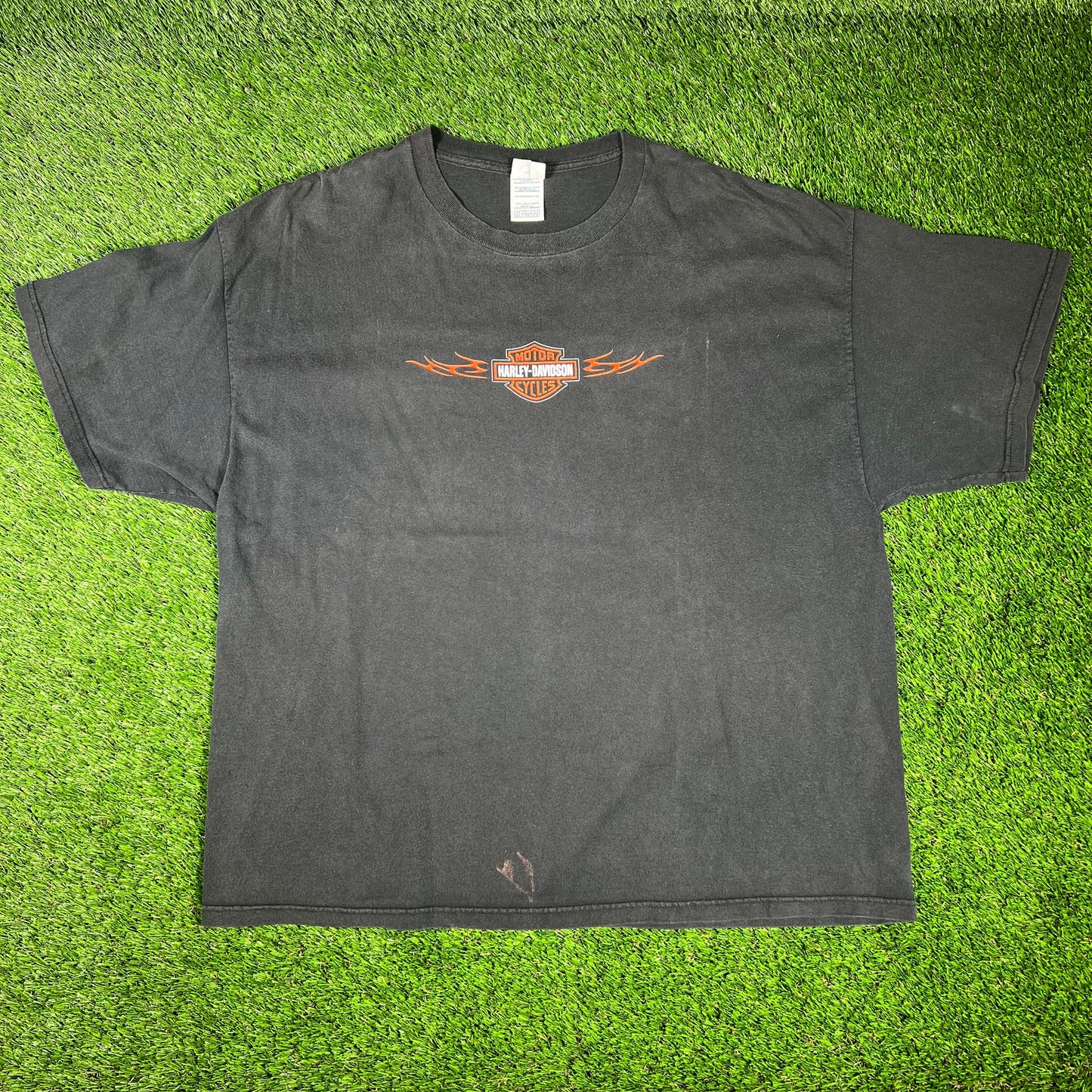 Y2K Harley Davidson Black Tee Size XXL USED v16642