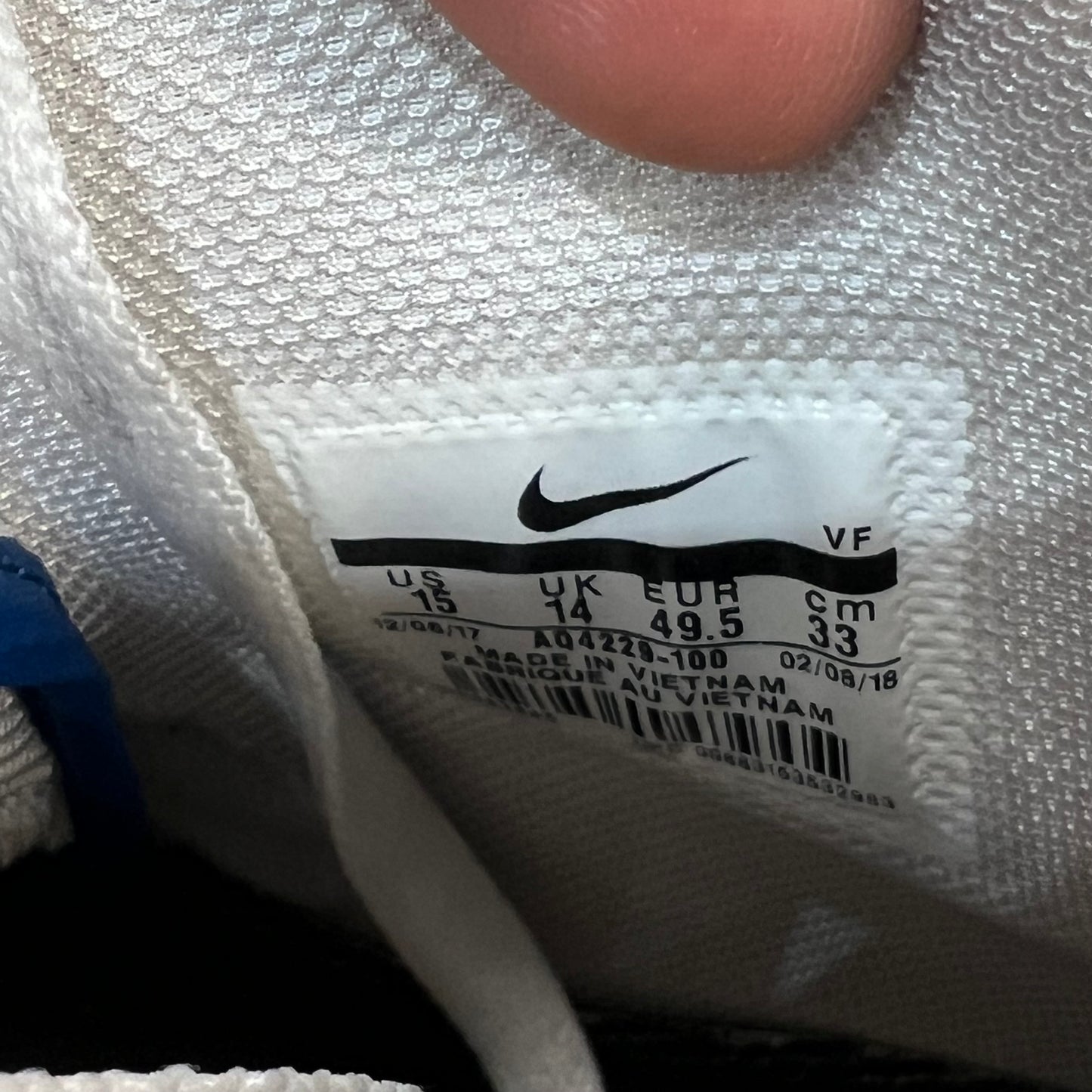 Nike Air Force One High Sheed Think 16 Rude Awakening (2017) Size 15 USED s19432