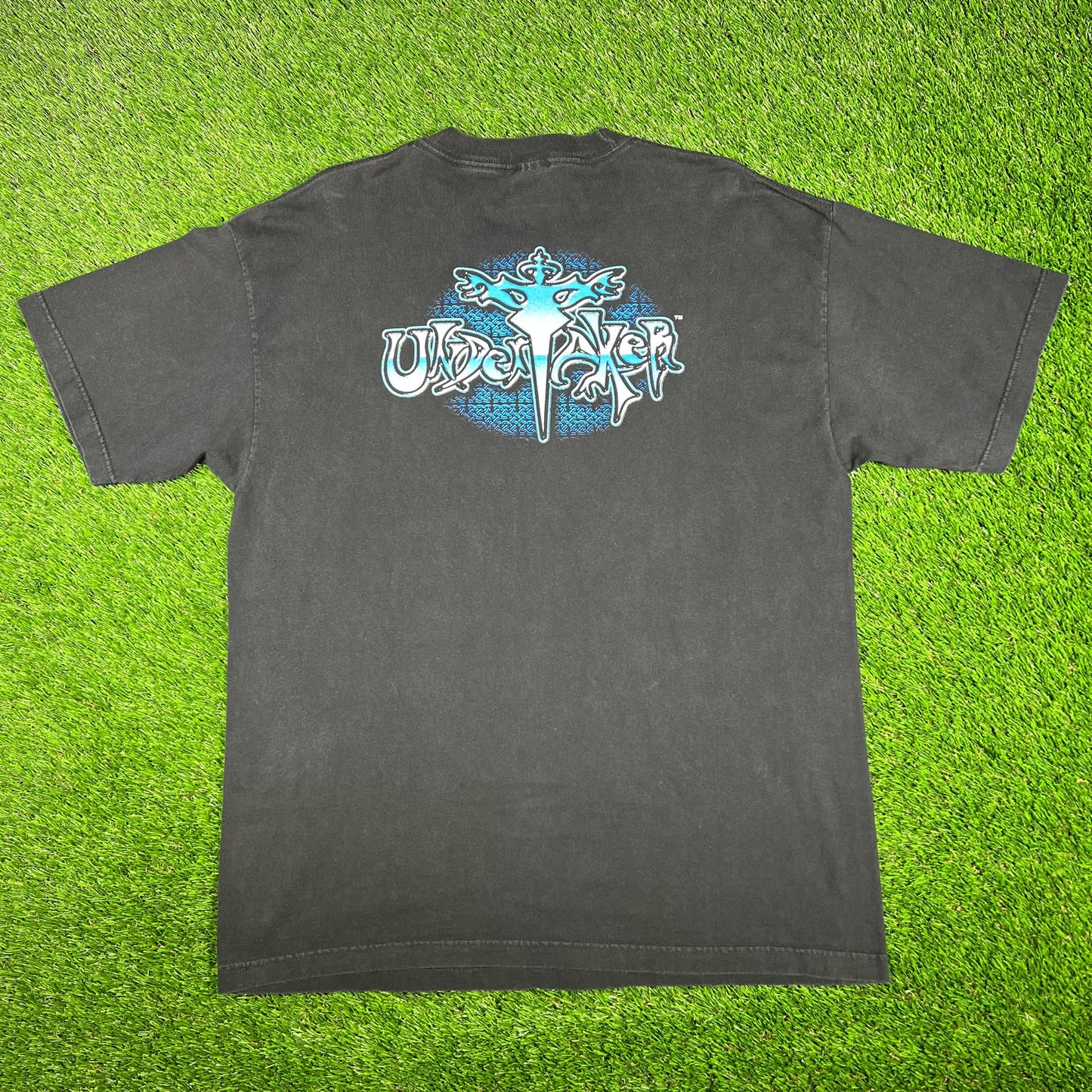 2000 Undertaker "American Badass" Black Tee Size XL USED v17085