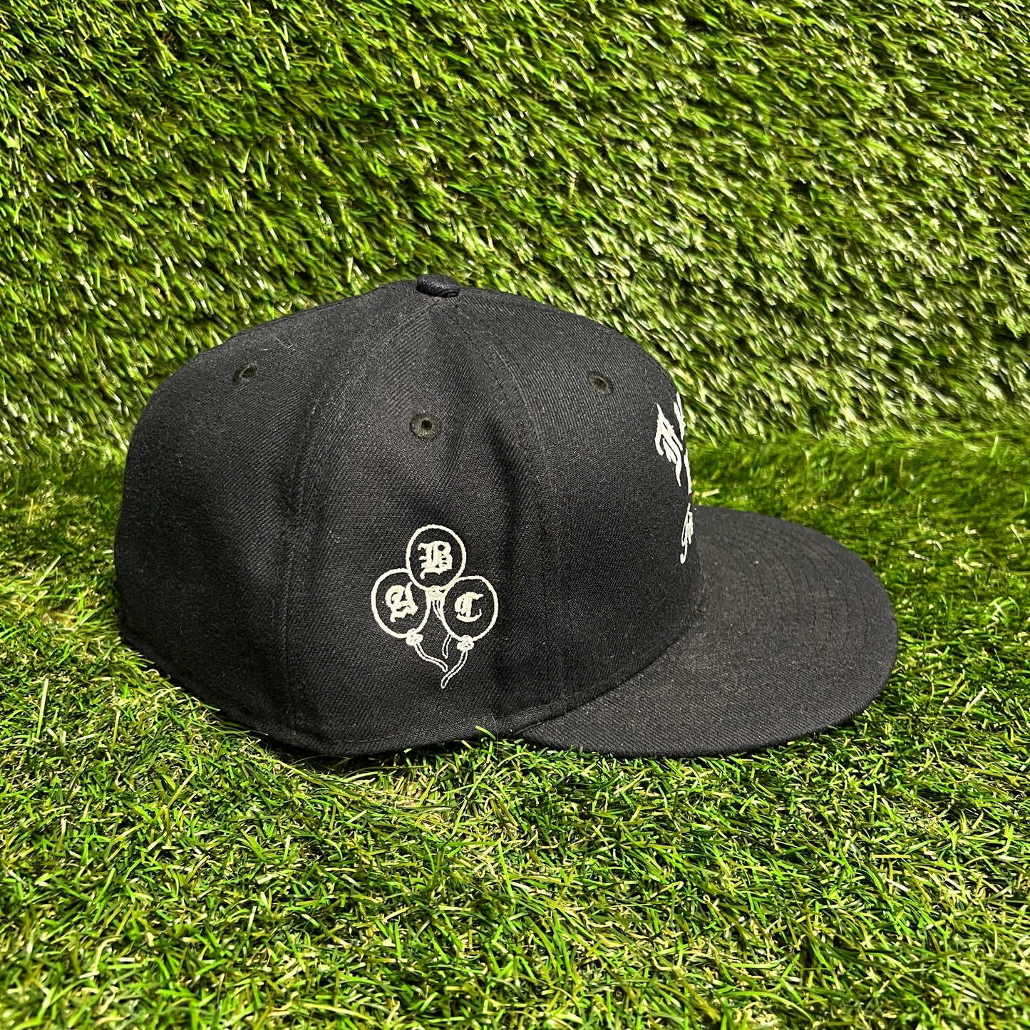 New Era Custom "F*ck Ur Feelings" Black Hat Size 7 1/2 USED v16018
