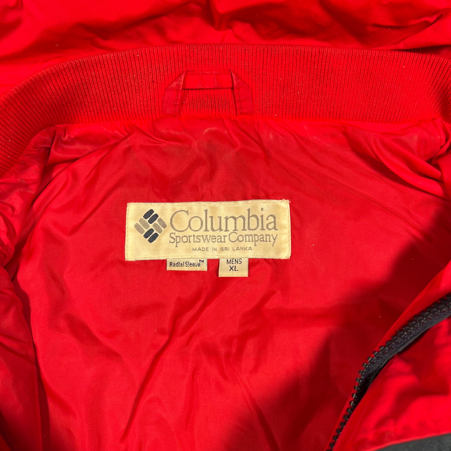 1990s Columbia Navy/Red/Teal Jacket Size XL USED v17836